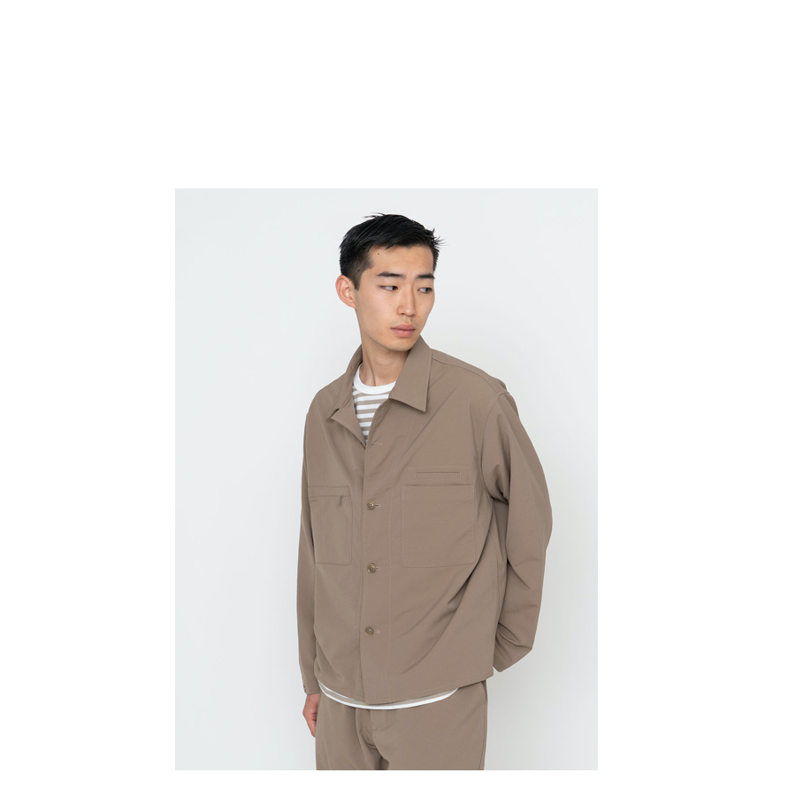 Nanamica ALPHADRY Shirt Jacket Taupe